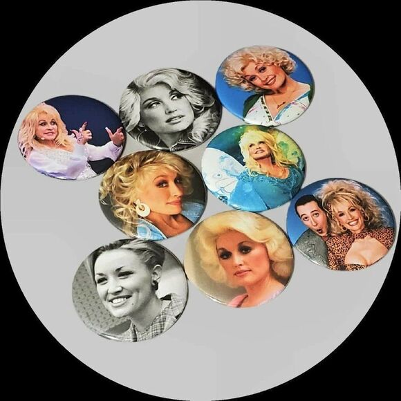 area51gallery Jewelry - Dolly Parton Buttons Country Music Pins